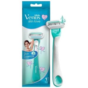 Gillette Venus Womenâ€™s Razor - Skin Essence Glidestrip, Scented Handle, For Painless Hair Removal, 1 pc
