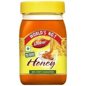 Dabur 100% Pure Honey - Worlds No.1 Honey Brand With No Sugar Adulteration, 250 g