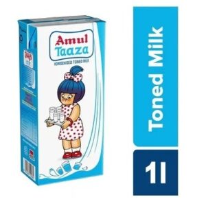 Amul Taaza Toned Milk : 1 Litre