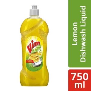 Vim Dishwash Liquid - Gel Lemon, 750 ml Bottle