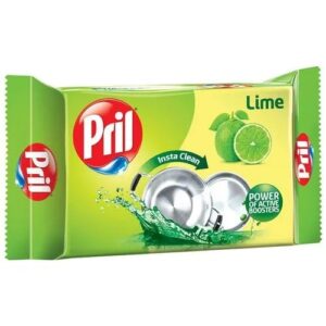 Pril Dishwash Bar - Lime & Vinegar, 400 g Pack