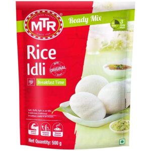 MTR Original Rice Idli Ready Mix, 500 g Pouch