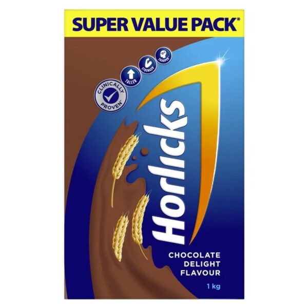 Horlicks Chocolate Delight Health Drink Refill : 1Kg