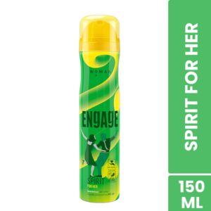 Engage Spirit for Her Deodorant for Women, Cheerful & Jolly, Skin Friendly, 150ml