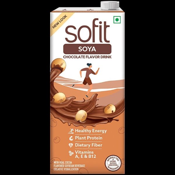 Sofit Soya Drink Chocolate flavored, 1000ml